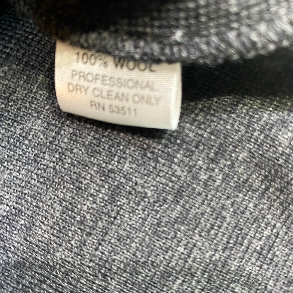 VTG Tijan for Kenar 100% Wool Long Skirt Suit – Size 12 Charcoal Gray Old Money - Picture 11 of 14